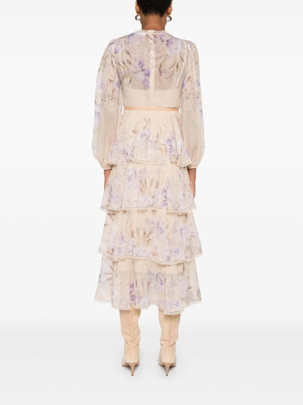 Eden Lace Edge midi dress Product Image