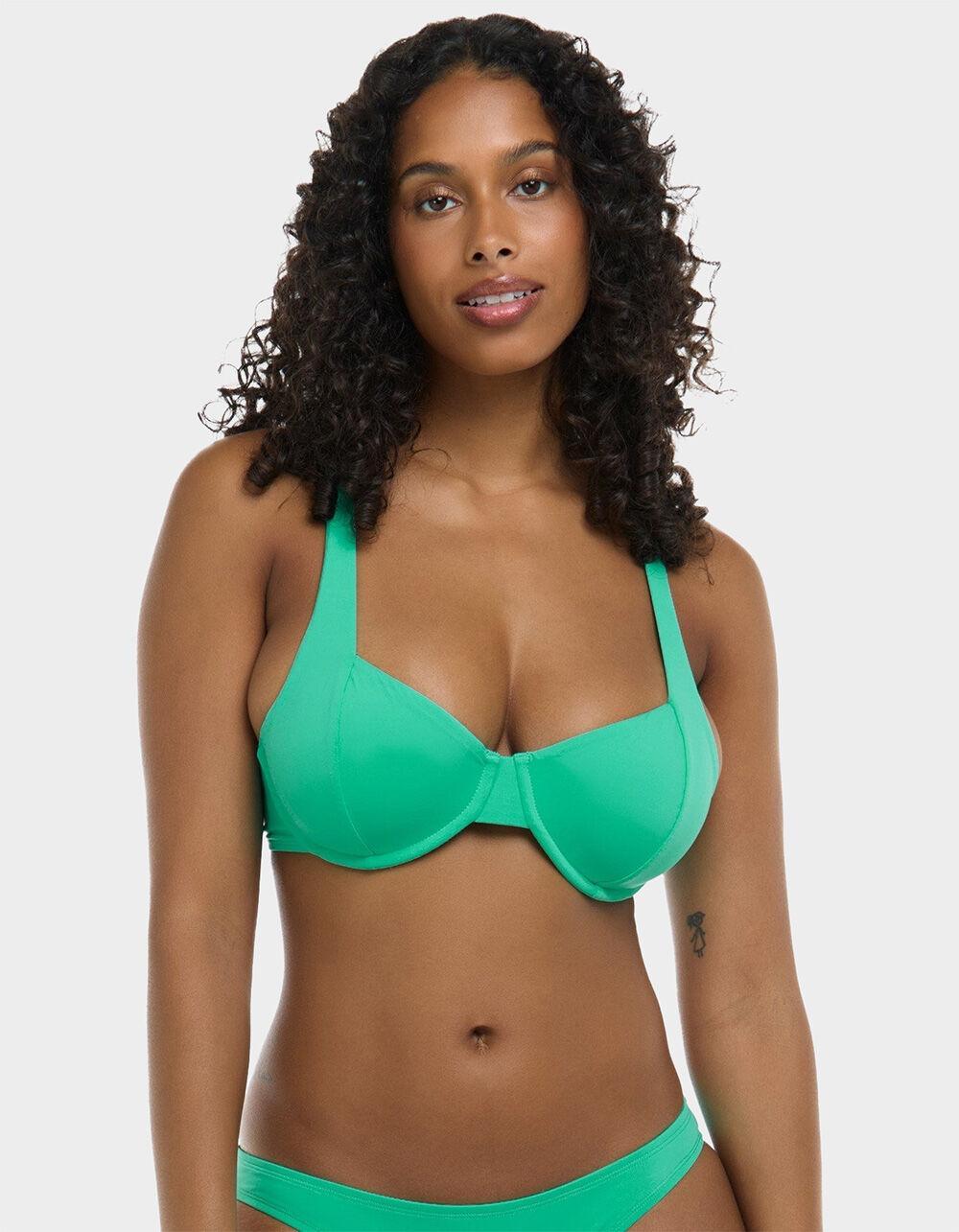 EIDON Maya Underwire D Cup Bikini Top Product Image