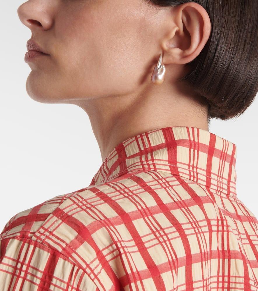 BOTTEGA VENETA Pearl Earrings In Pink Product Image