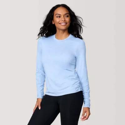 Free Country Womens Crew Neck Long Sleeve T-Shirt Product Image