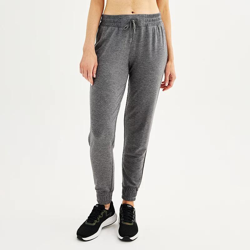 Women's Tek Gear® French Terry Joggers, Size: XXL, Pink Grigio Product Image