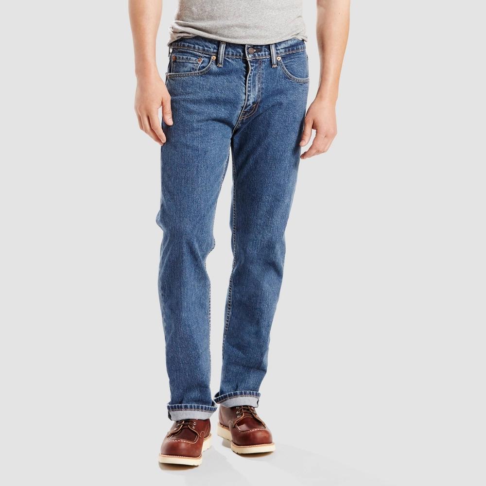 Men's Levi's® 505™ Regular Fit Stretch Jeans, Size: 34X30, Stonewash Product Image