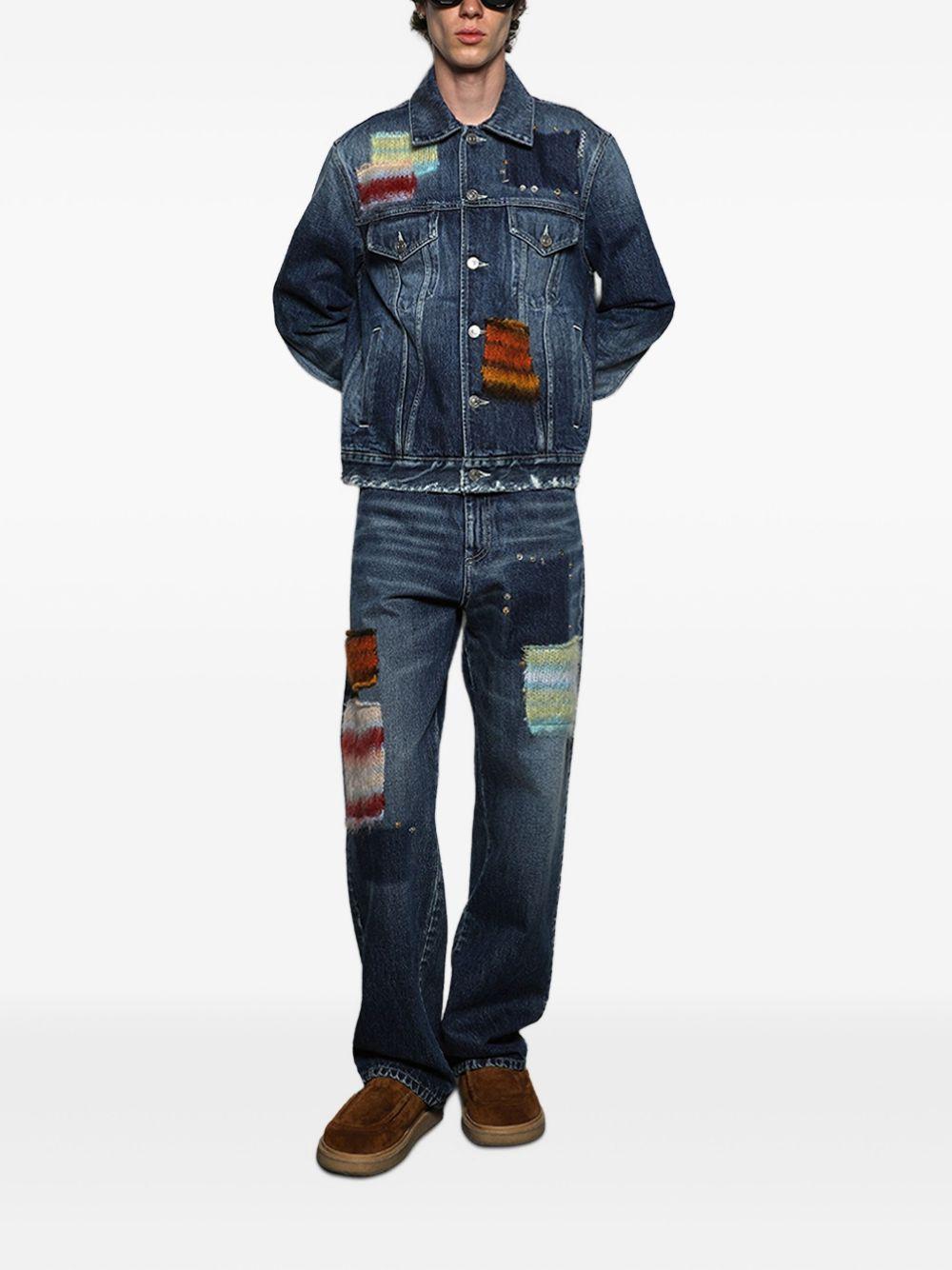 logo-patch jeans Product Image