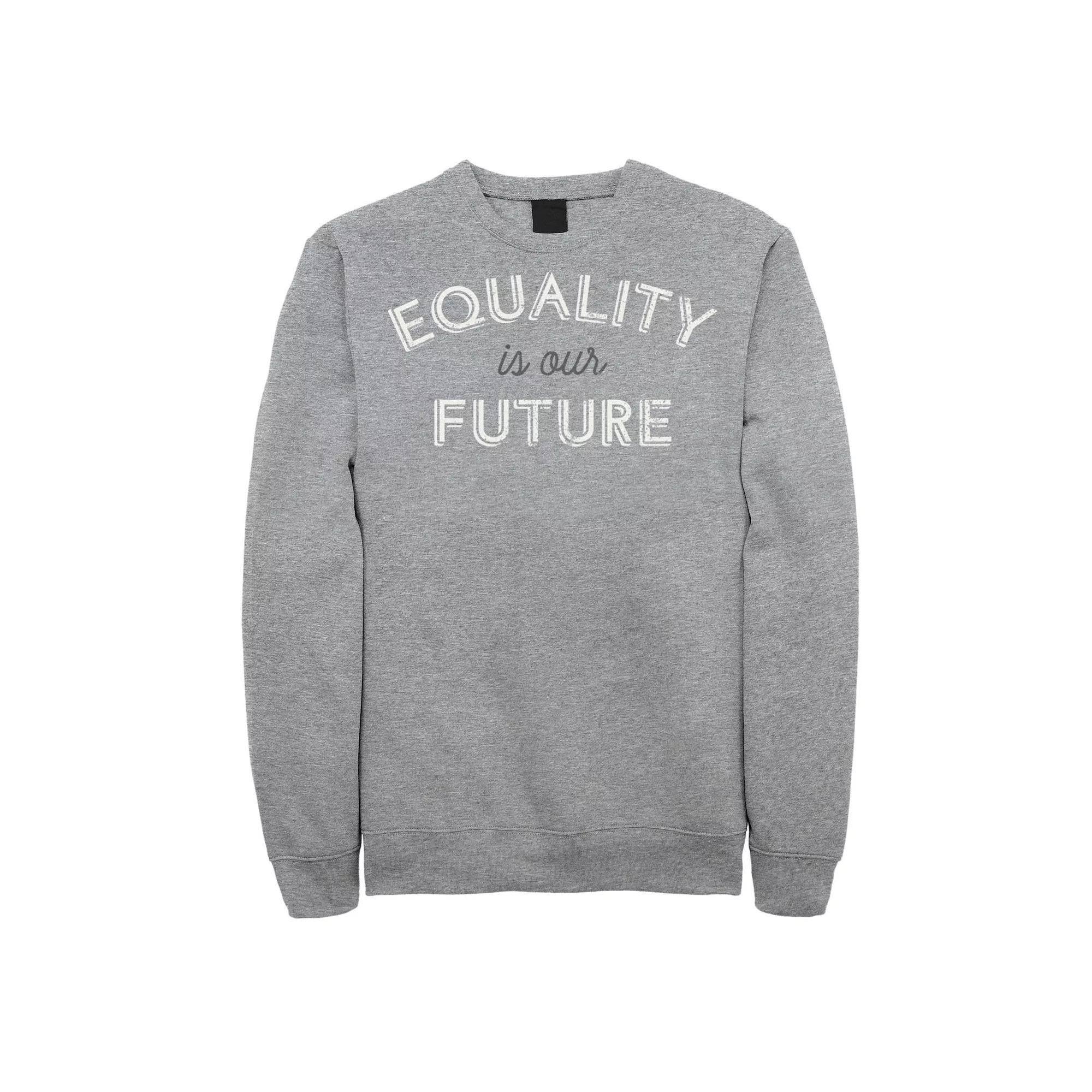 Men's Fifth Sun Equality Is Our Future Sweatshirt, Size: Small, Athletic Grey Product Image