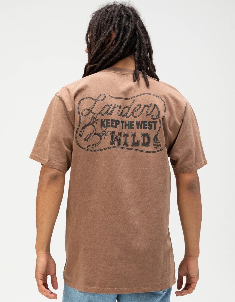 LANDERS SUPPLY HOUSE Keep The West Wild Mens Tee Product Image