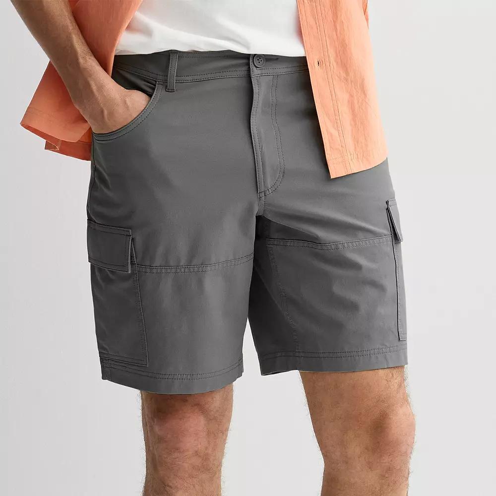 Men's Sonoma Goods For Life® 9-in. The Performance Cargo Shorts, Boy's, Size: 32 9 IN, Castlerock Product Image