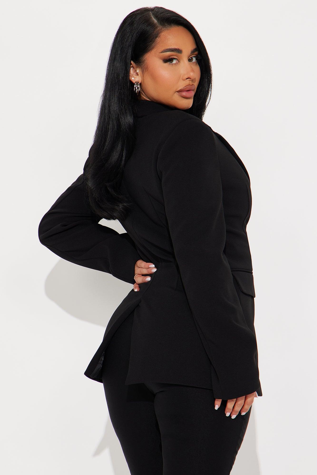 Core Competency 2 Piece Blazer - Black Product Image
