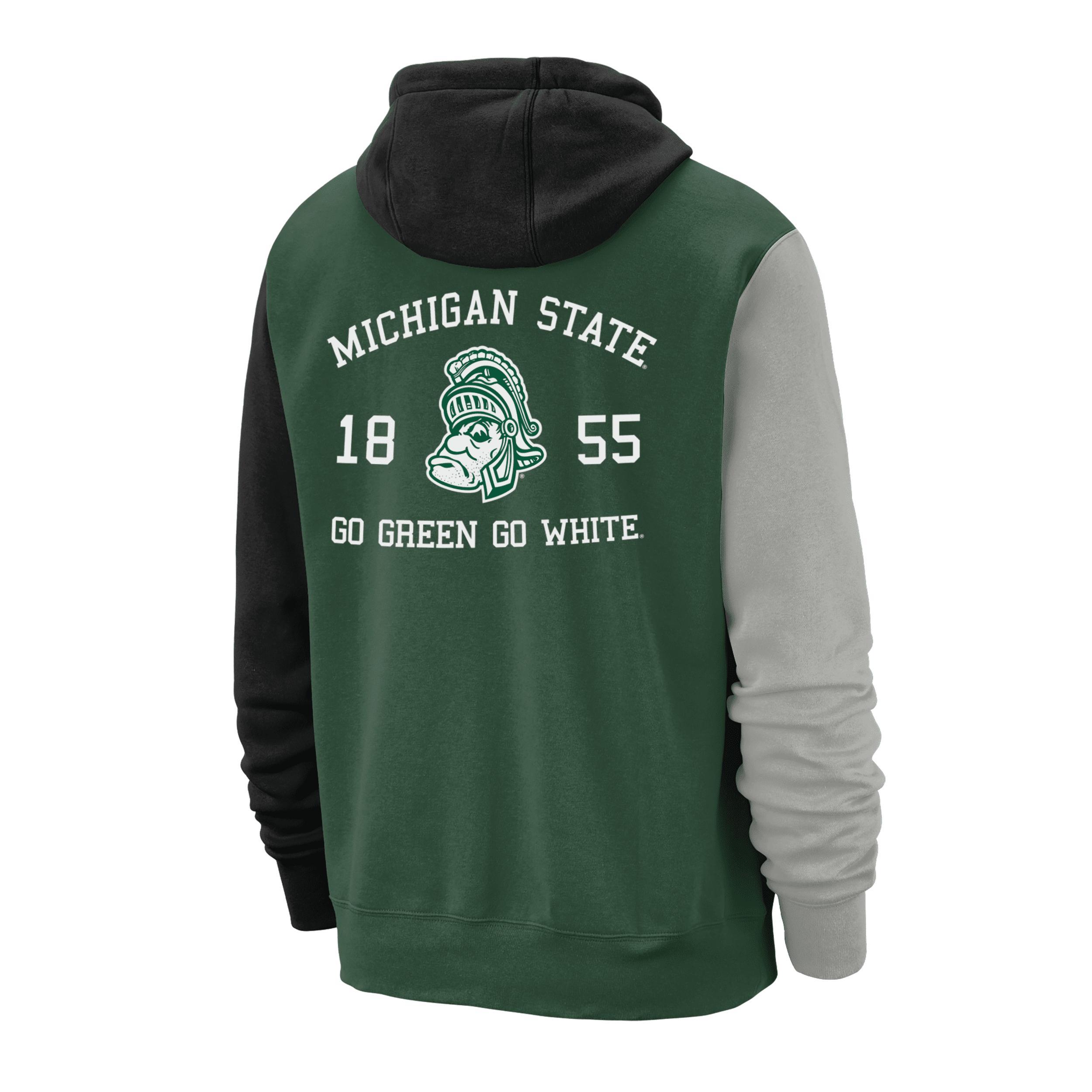 Michigan State Club Fleece Nike Mens College Hoodie Product Image