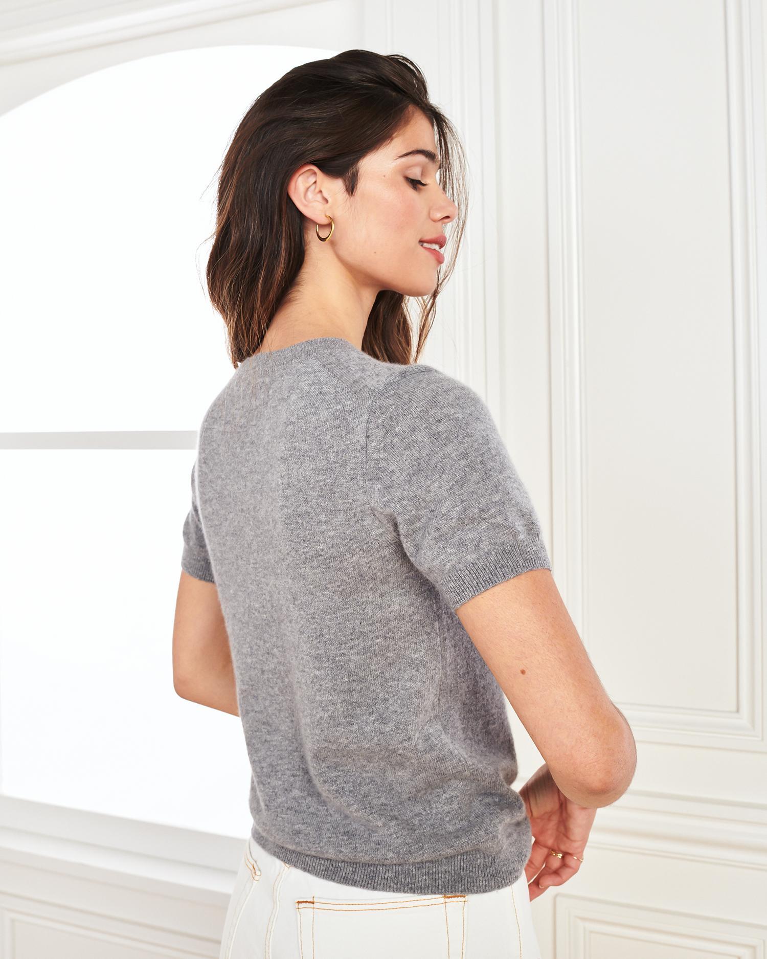 Quince | Women's Mongolian Cashmere T-Shirt Size XL Product Image