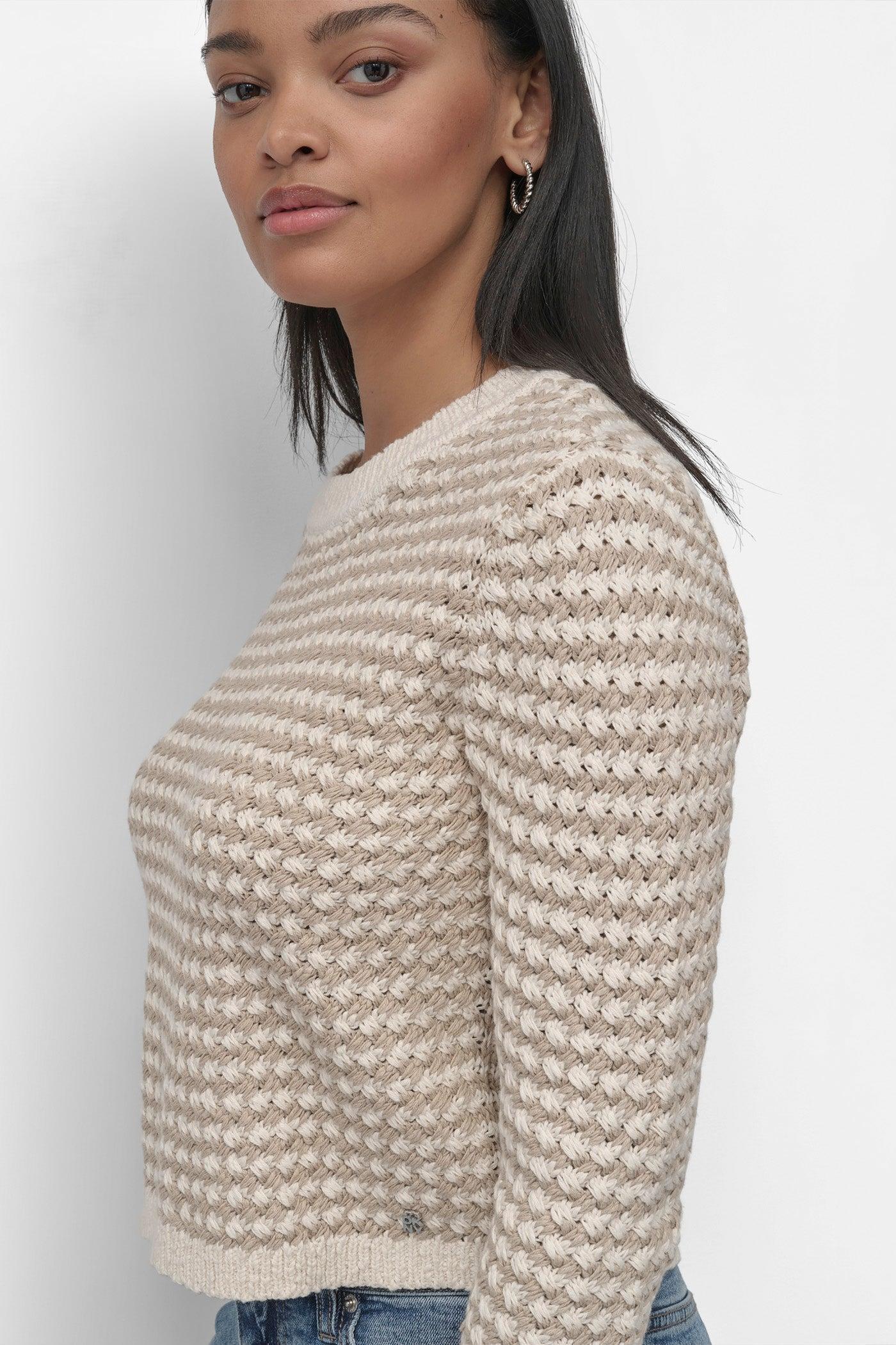 CREW NECK CHUNKY STITCH TOP Product Image