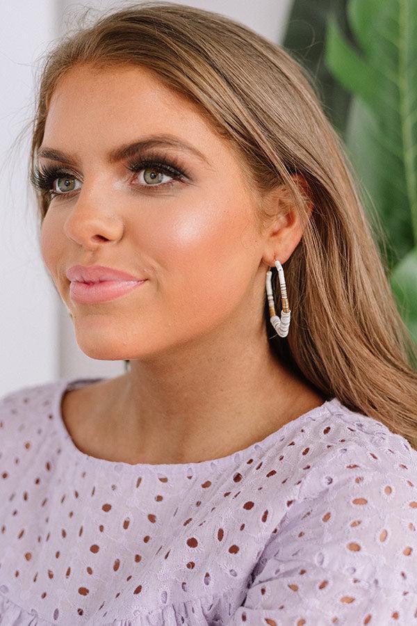 Love Island Earrings In Ivory Product Image