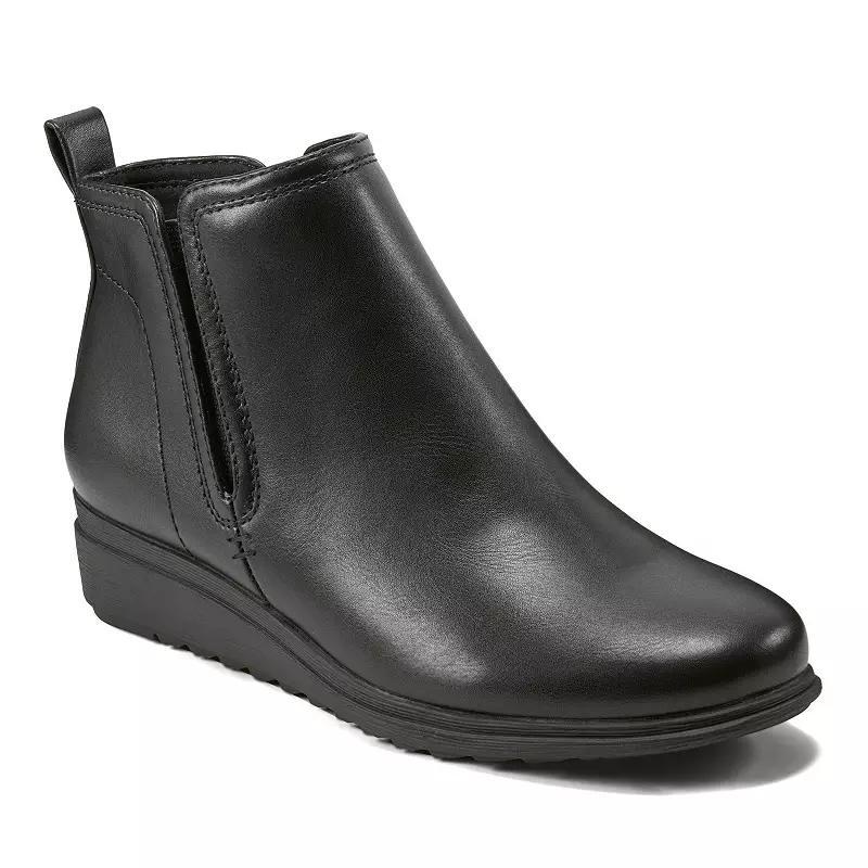 Easy Spirit Yu Lug Bottom Wedge Women's Ankle Boots, Size: 6, Black Product Image