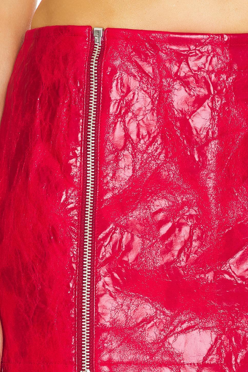 Mini Skirt With K Zipper Kim Shui Product Image