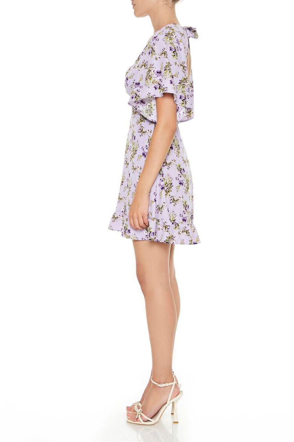 Floral Print Cutout Mini Dress | Forever 21 Product Image
