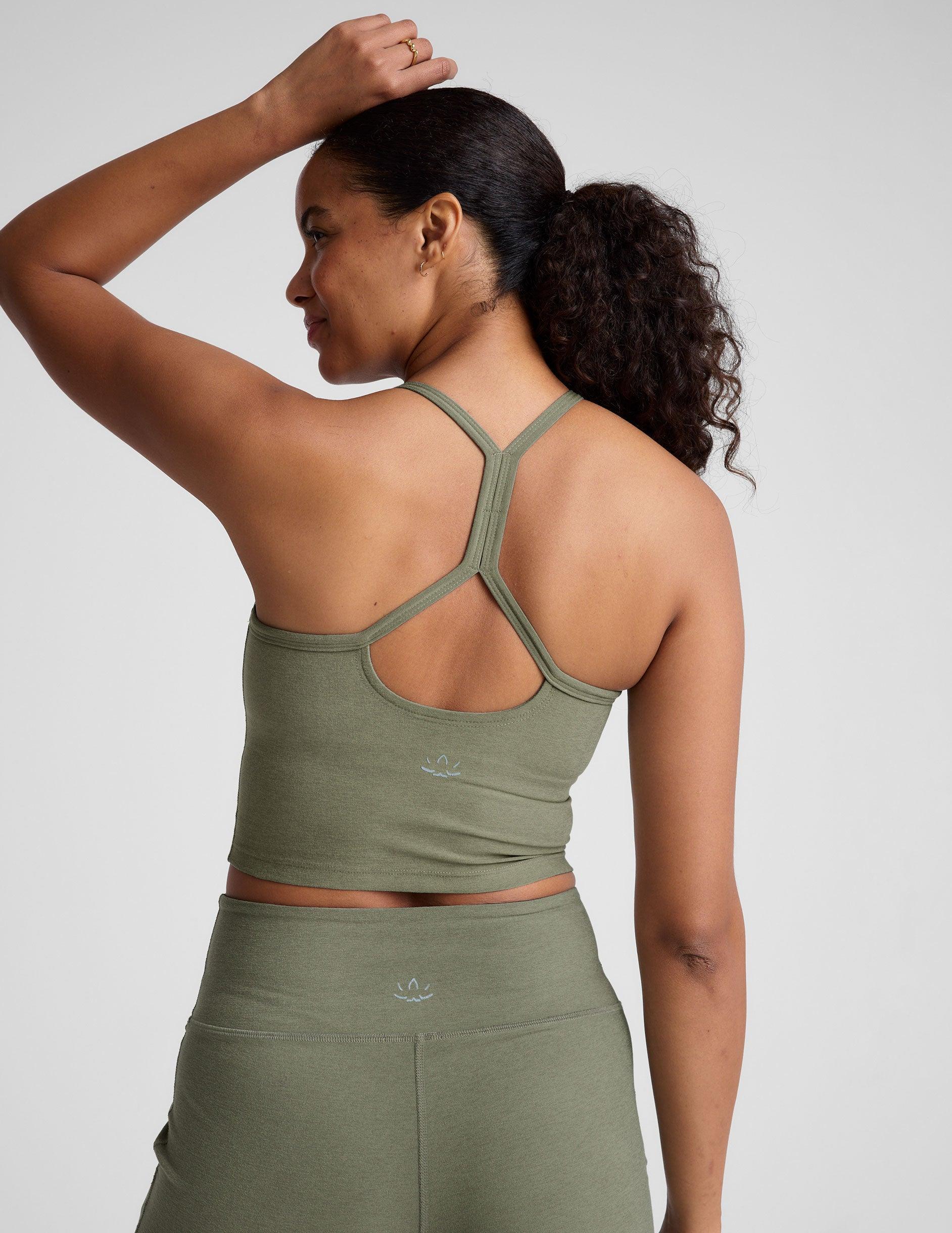 Spacedye Slim Racerback Cropped Tank Product Image