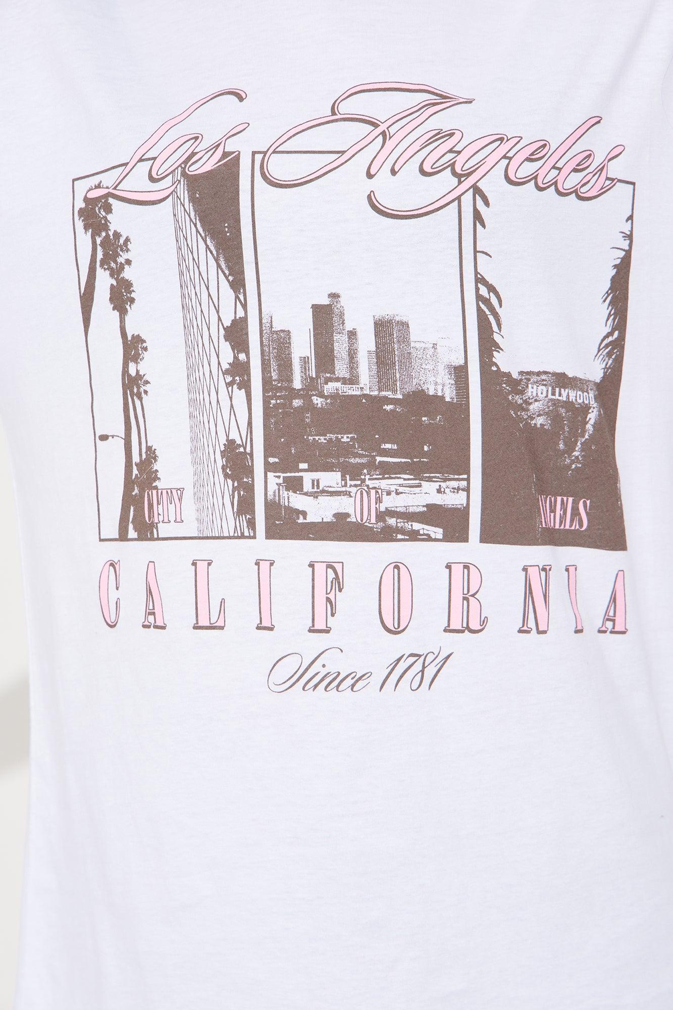 LA Reel Paradise Oversized Tee - White Product Image