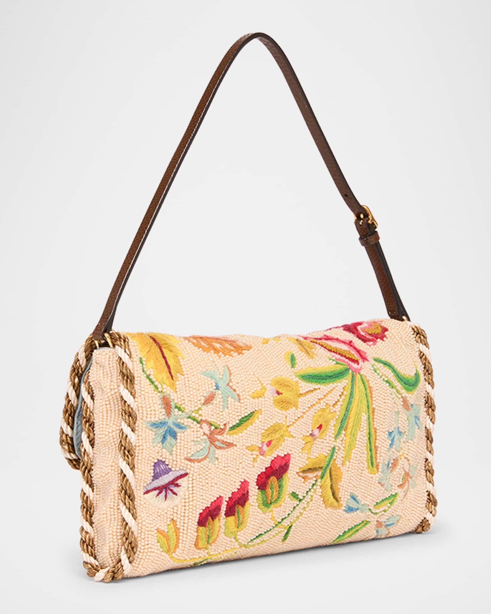 Vain Floral Beaded Shoulder Bag Product Image