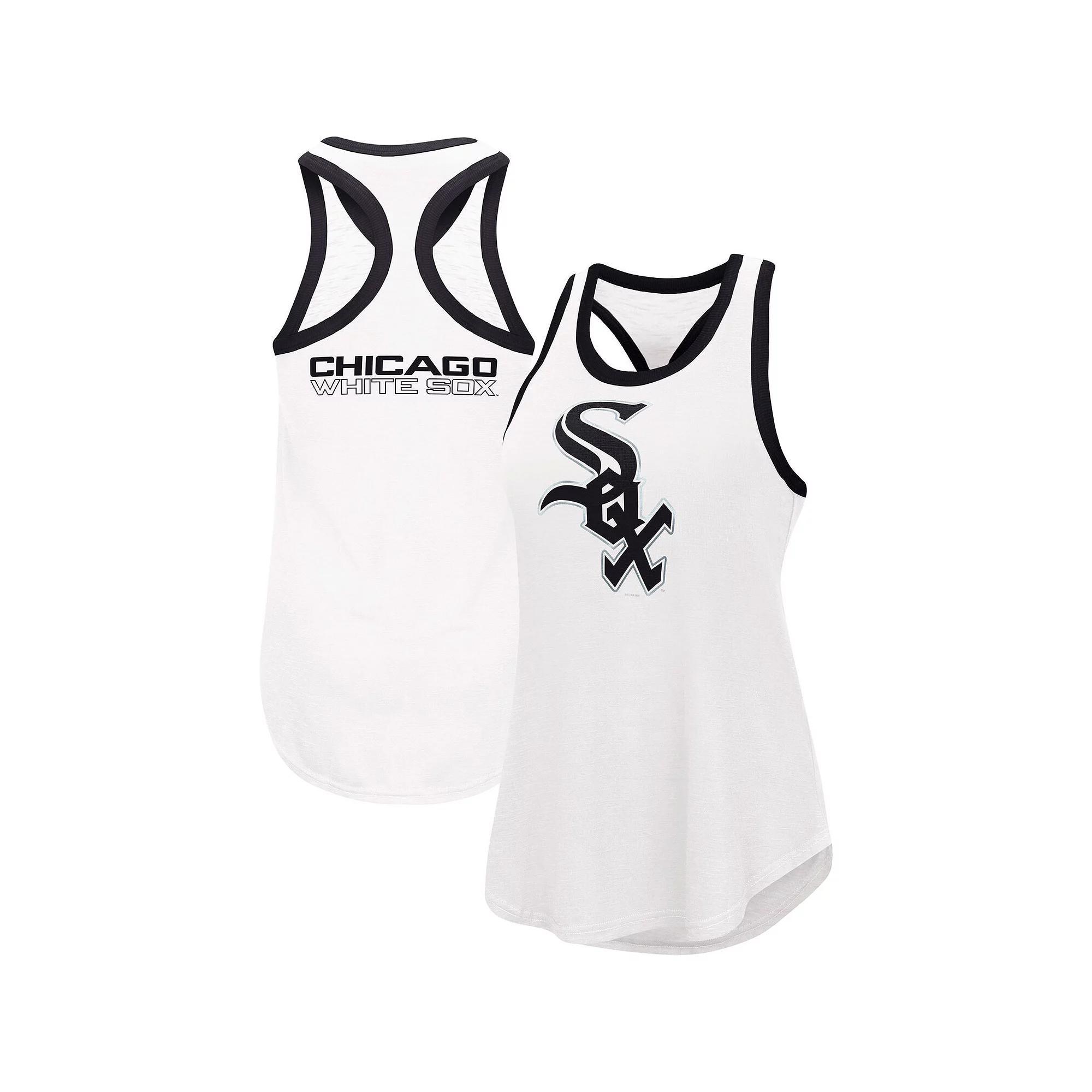Women's G-III 4Her by Carl Banks White Chicago White Sox Tater Tank Top, Size: Small Product Image