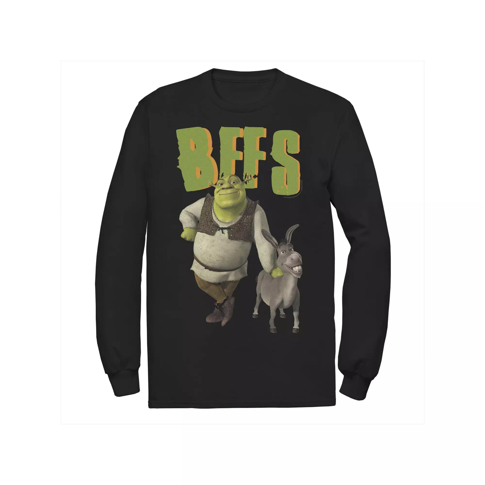 Men's Shrek 2 And Donkey BFFS Tee, Size: Medium, Black Product Image