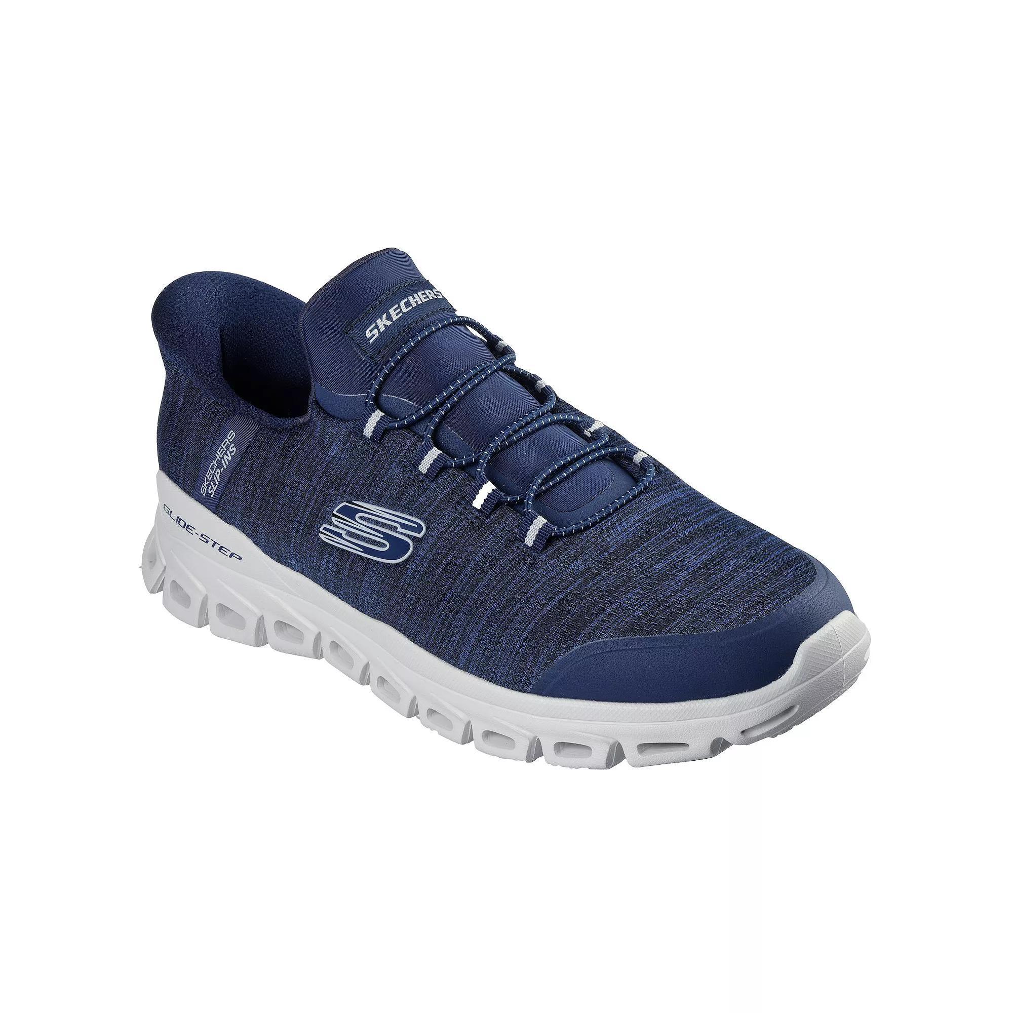 Skechers Hands Free Slip-ins® Glide-Step® Men's Shoes, Size: 11.5 Wide, Blue Product Image