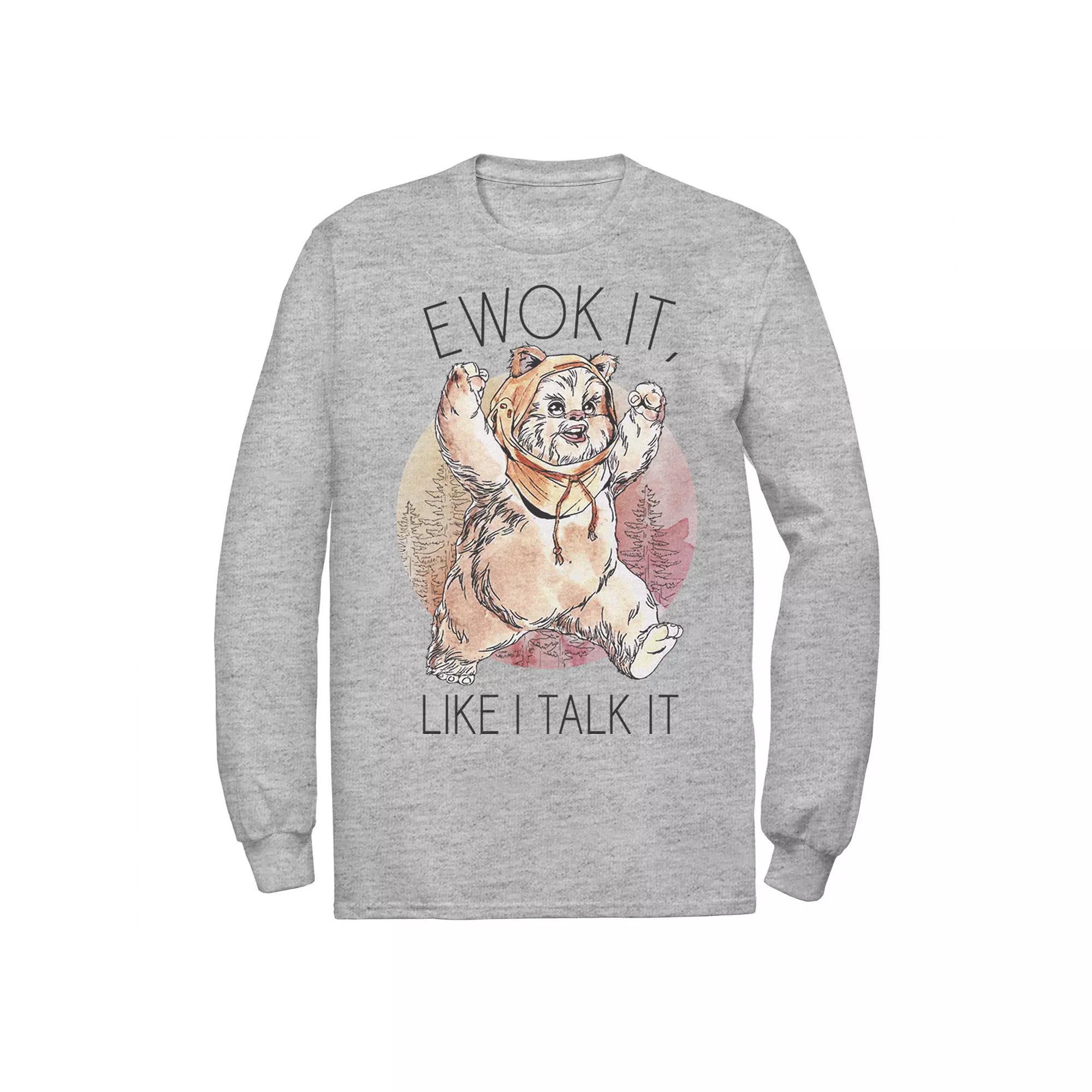 Men's Star Wars Ewok It Tee, Size: XXL, Athletic Grey Product Image
