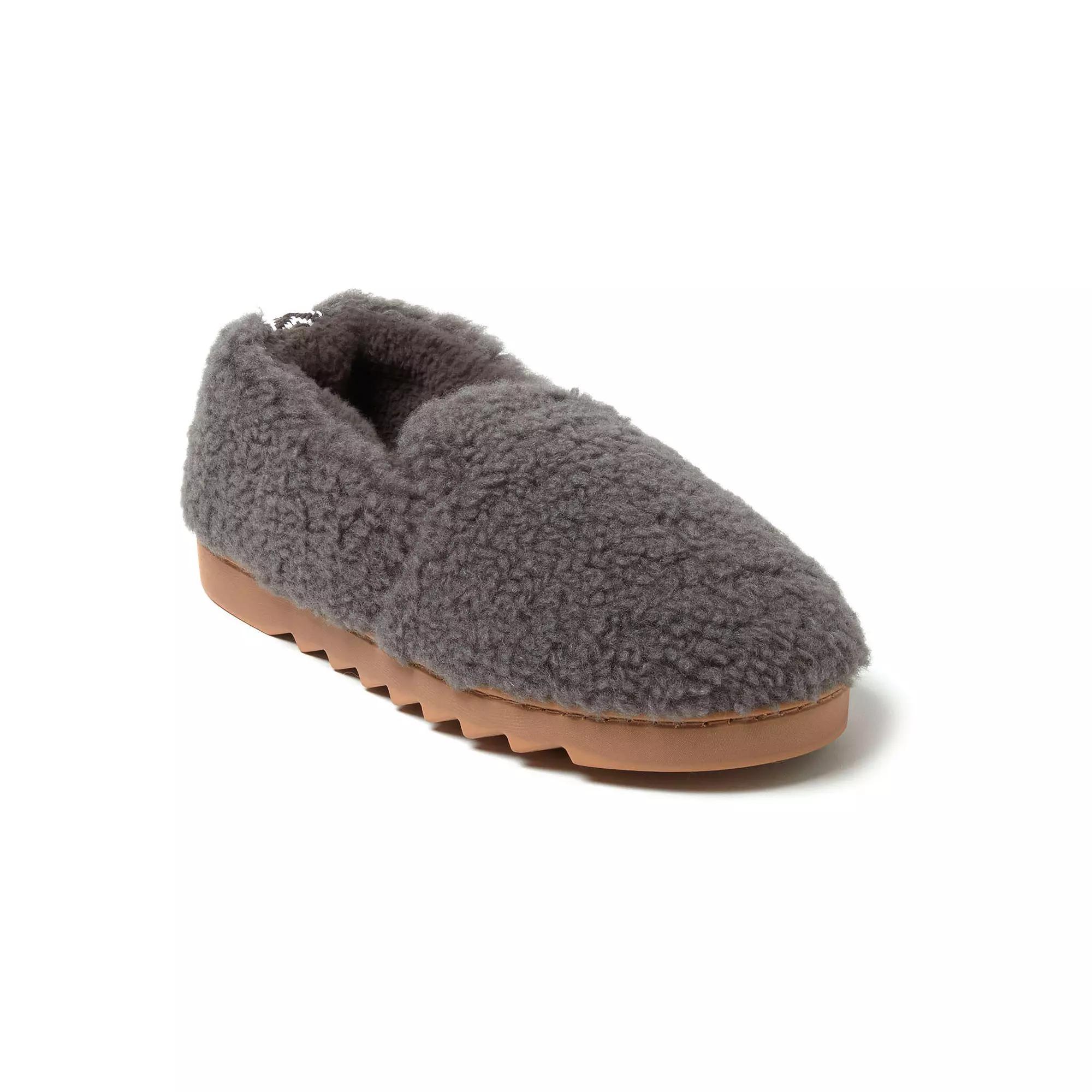 Dearfoams Candace Women's Teddy Slippers, Size: Small, Black Product Image