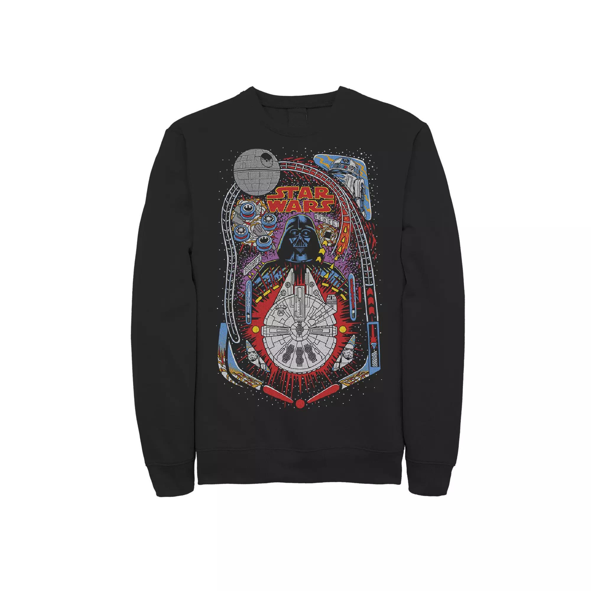 Men's Star Wars Darth Vader Death Star Pinball Sweatshirt, Size: XL, Black Product Image