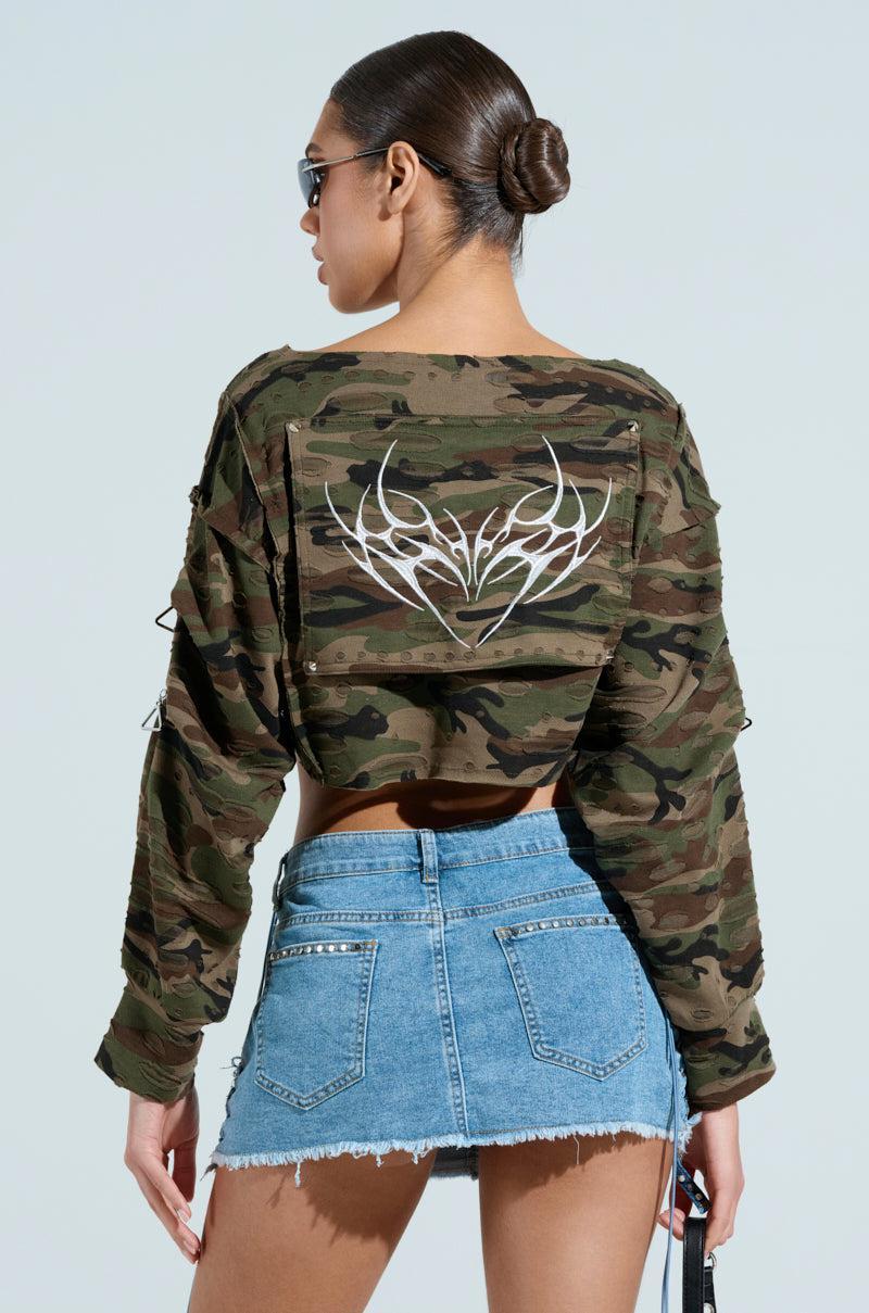 ROCKSTAR CAMO TOP Product Image