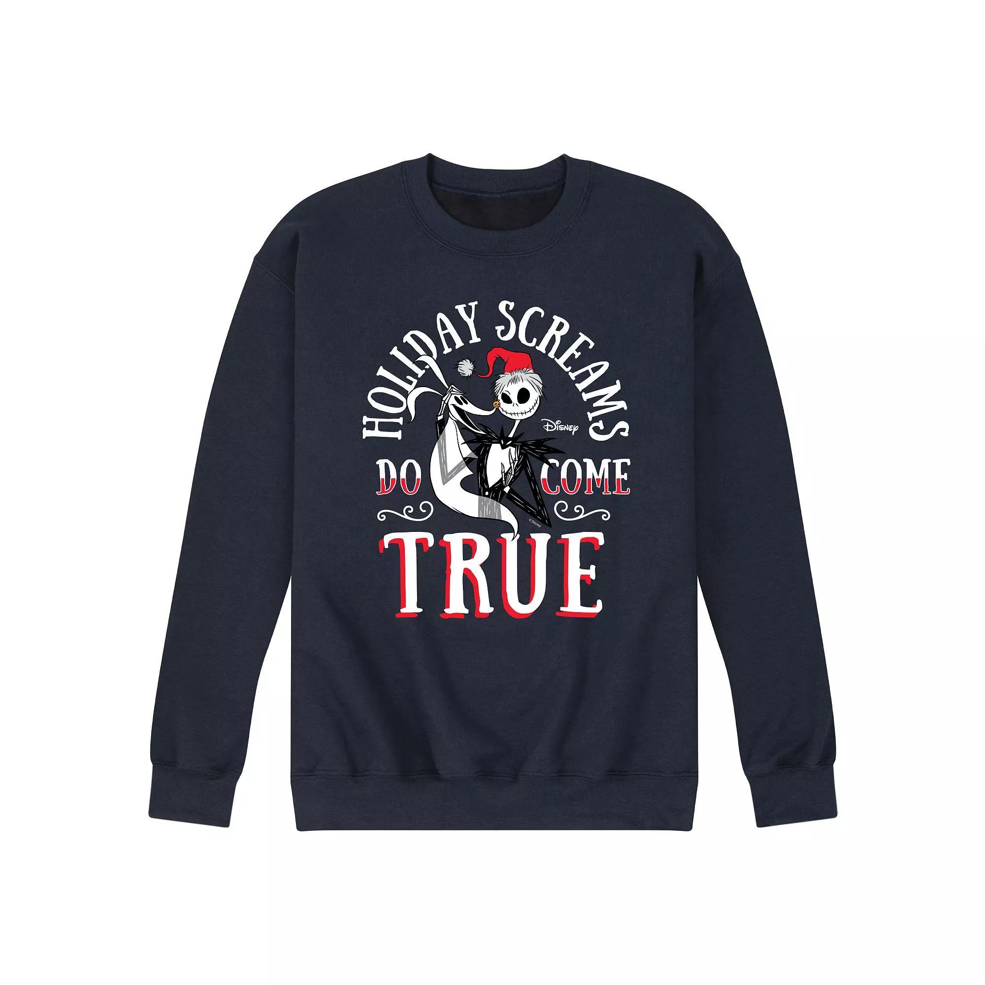 Disney's The Nightmare Before Christmas Holiday Screams Come True Tee, Men's, Size: XL, Blue Product Image