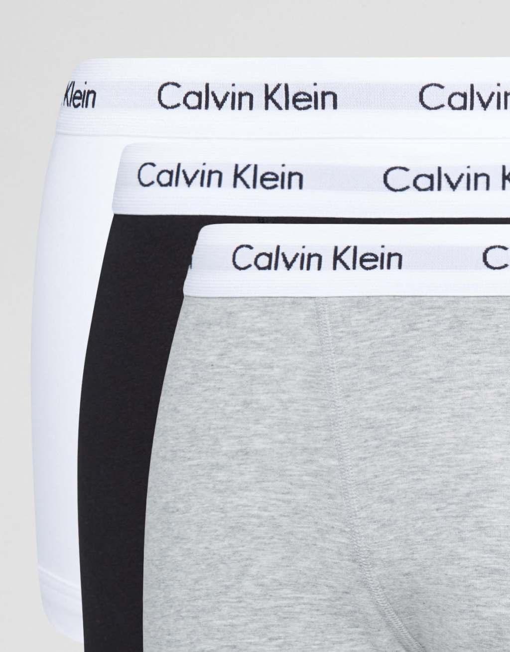 Calvin Klein Cotton Stretch 3-pack trunks Product Image