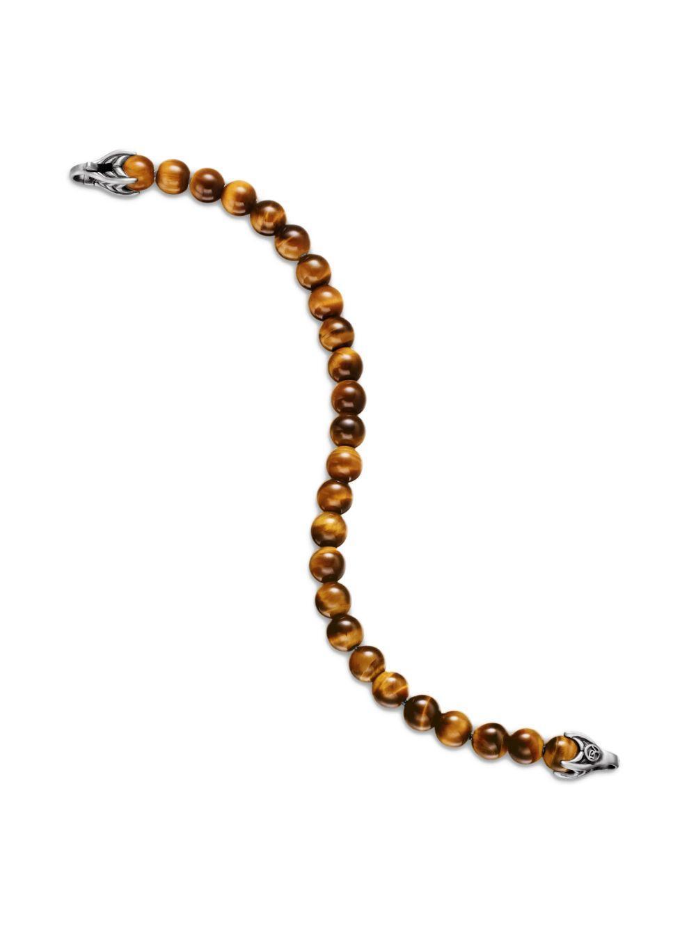 sterling silver Spiritual Beads bracelet (8mm) Product Image