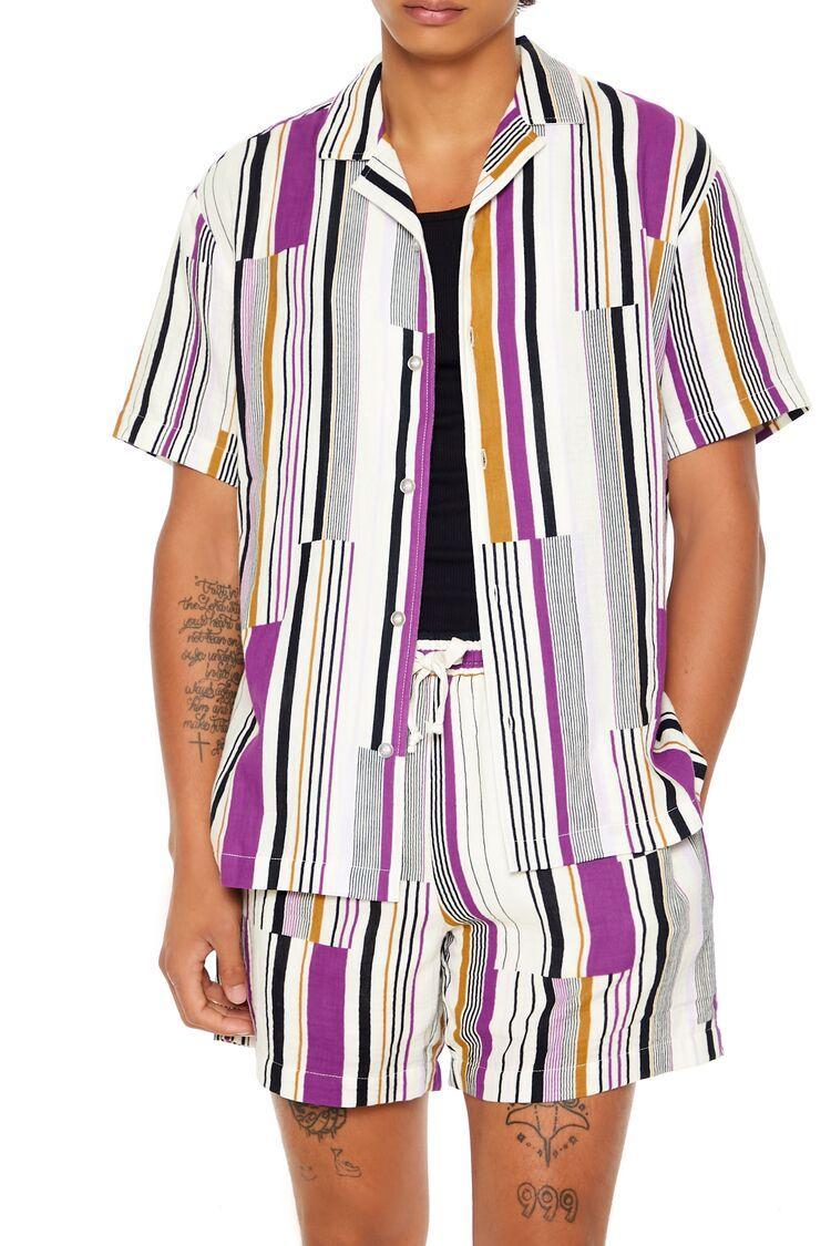 Textured Striped Shirt | Forever 21 Product Image