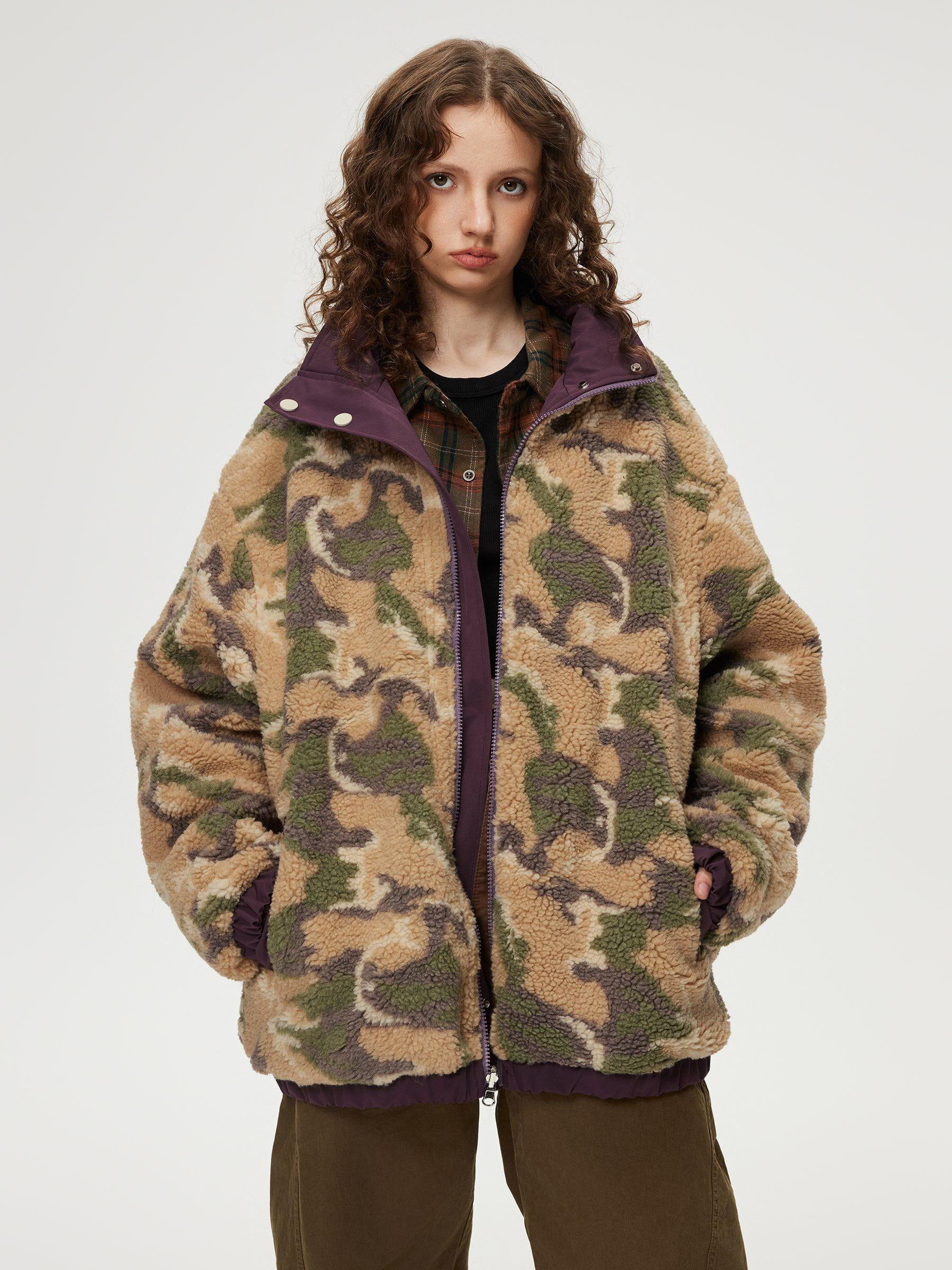 Aelfric Eden Camouflage Reversible Sherpa Jacket Product Image