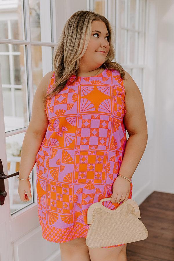 On Vacay Time Mini Dress Curves Product Image