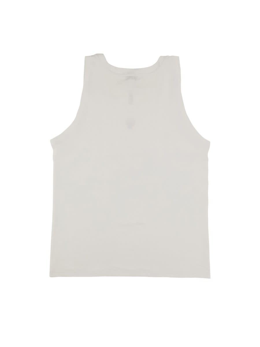 Cotton Tank Top In White Product Image