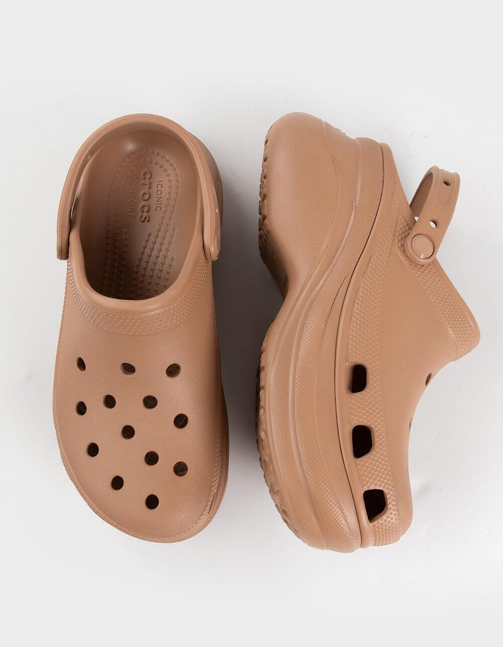 CROCS Bae Womens Platform Clogs - CHOCOLATE Product Image