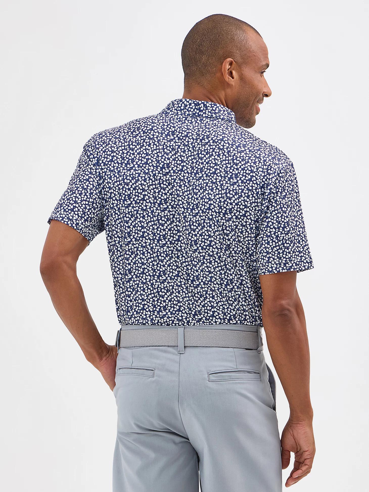 Men's Golf Series Floral Print Polo Shirt | Men's Tops & Tees | Lee® Product Image