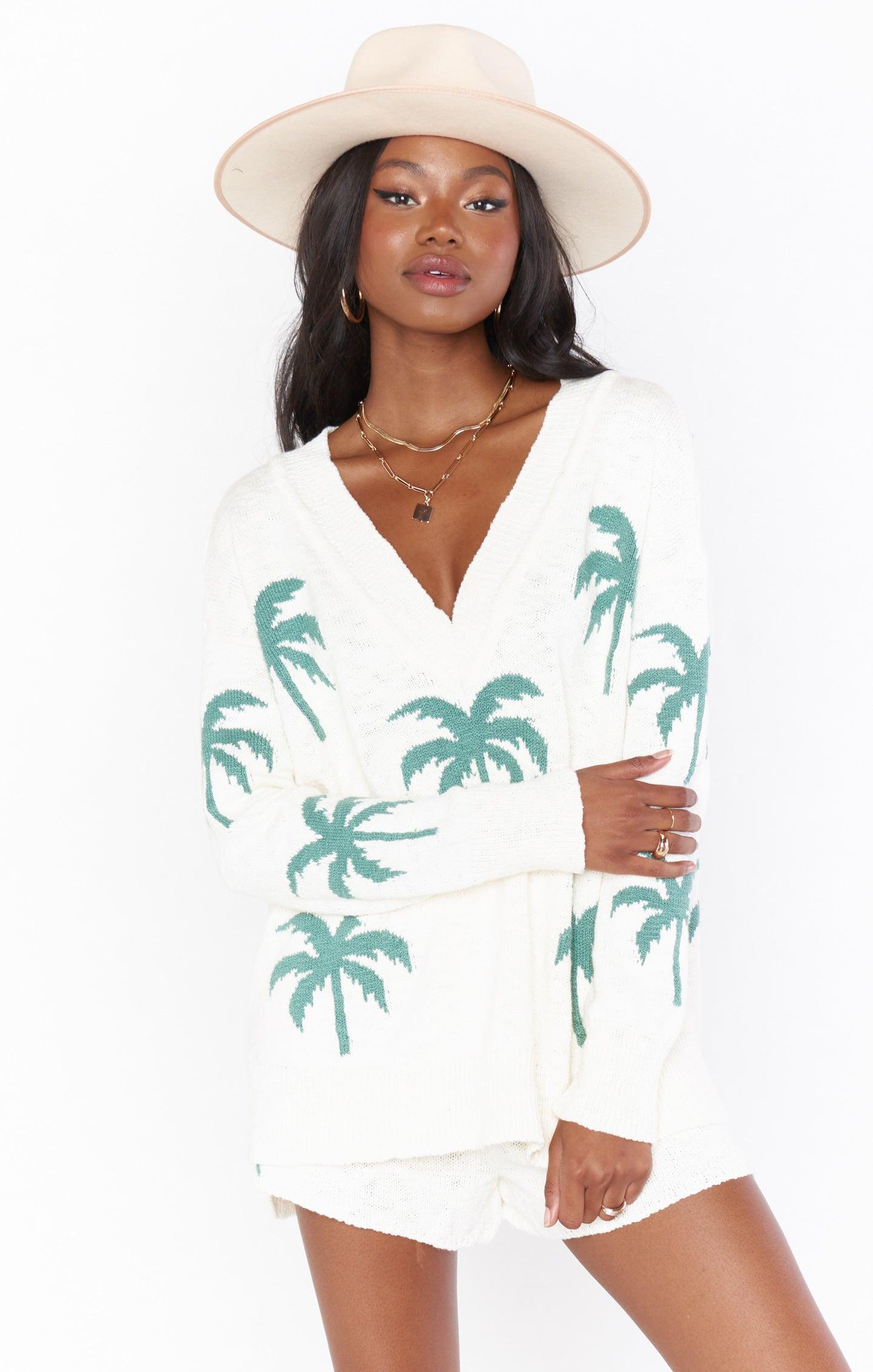 Gilligan Sweater ~ Palm Tree Knit Product Image
