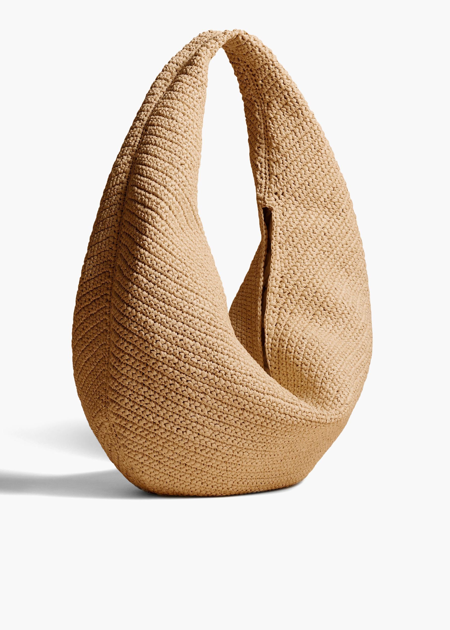 Large Olivia Hobo in Natural Raffia Product Image