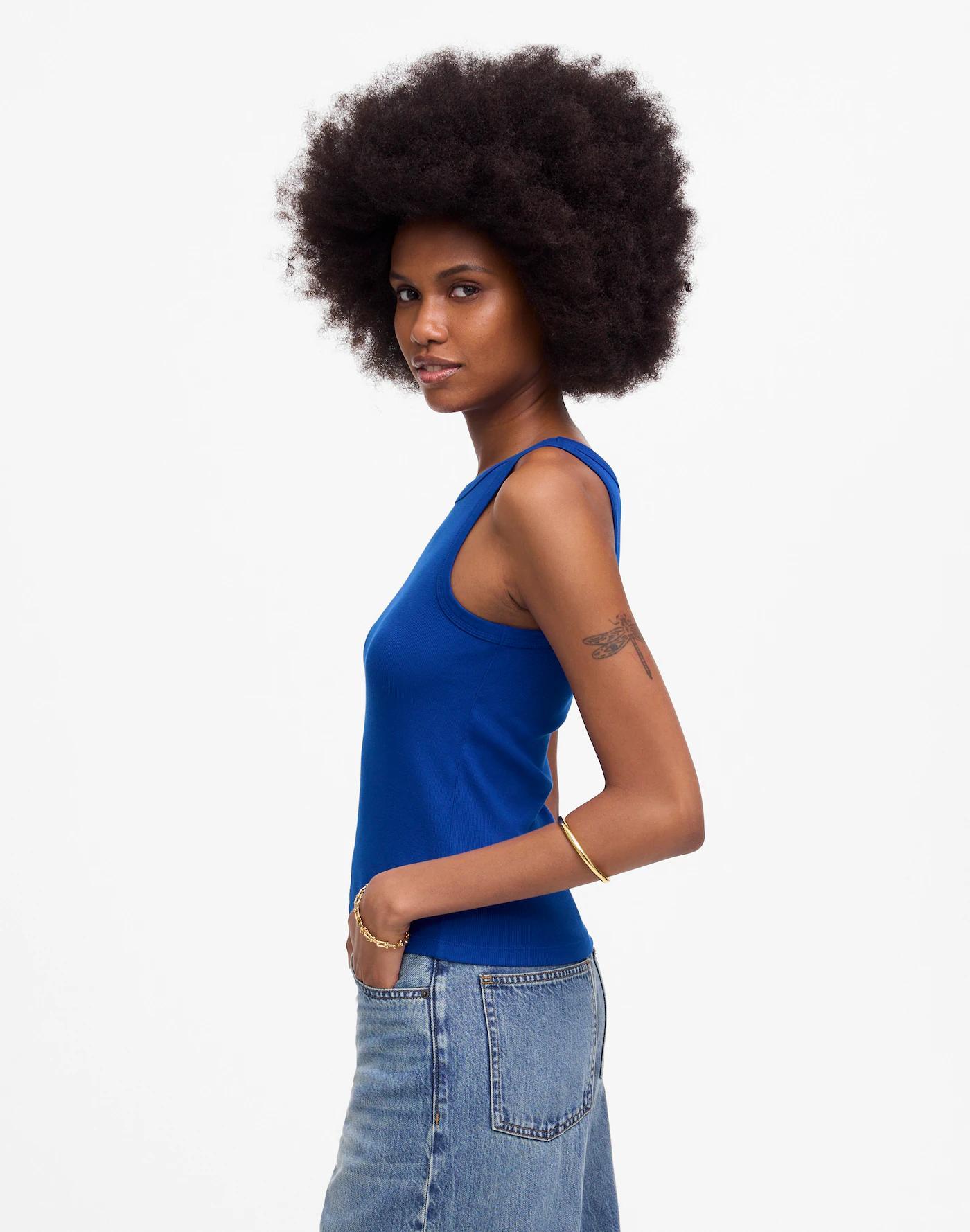 (Re)generative Cotton Essential High-Neck Tee Product Image