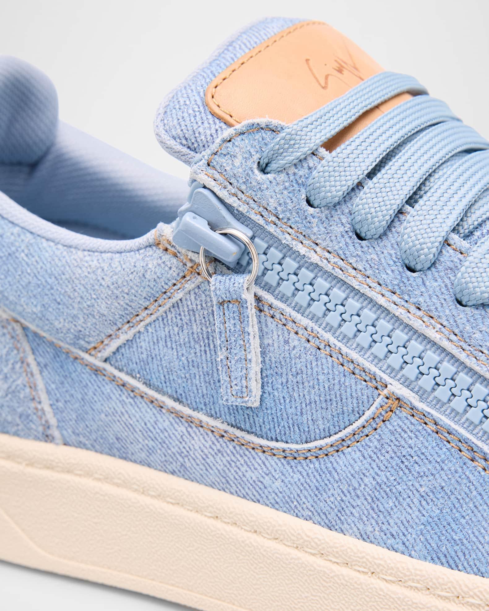 Men's GZ 94 Denim Low-Top Sneakers Product Image