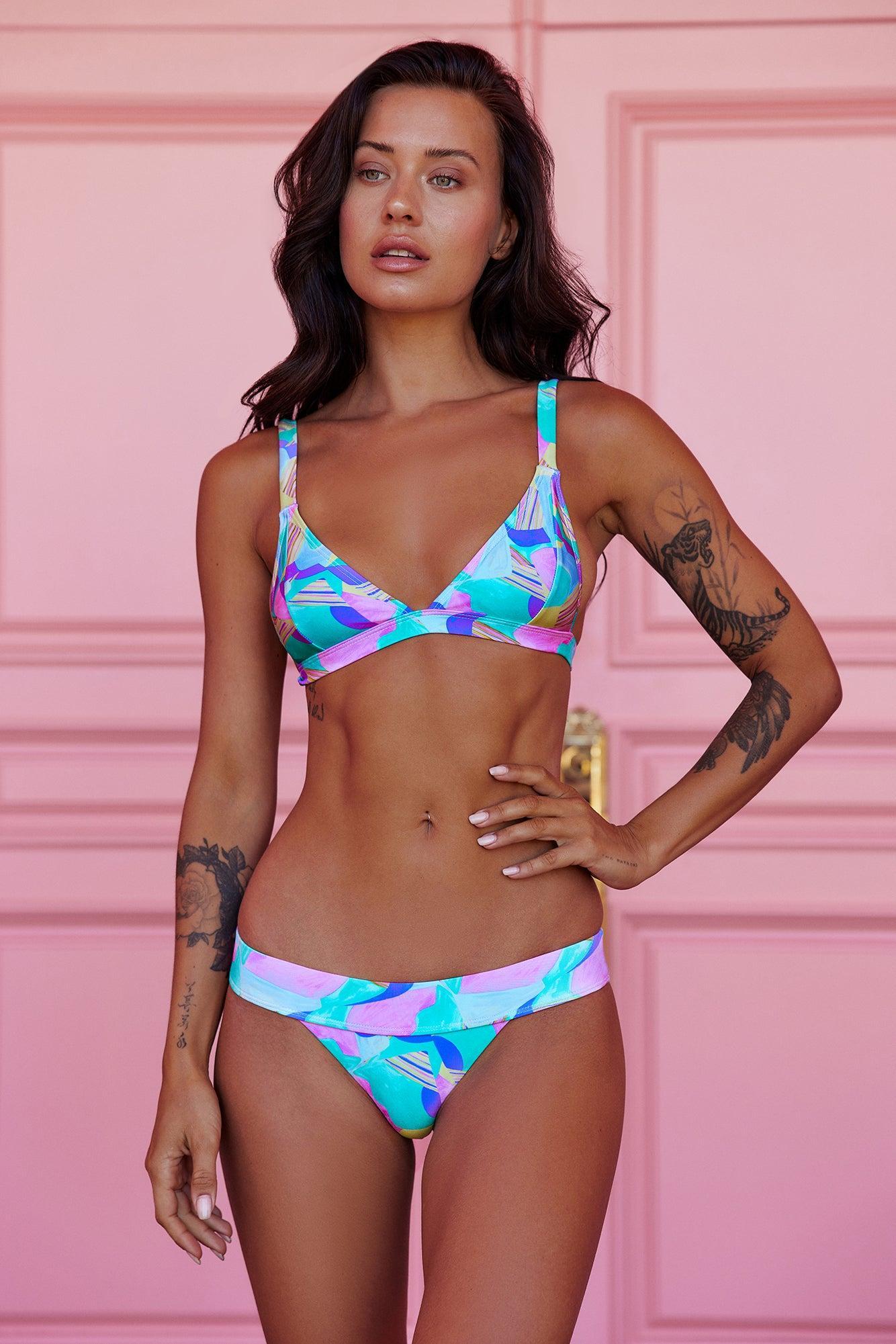 Bay Breeze Swim Bottom Print Product Image