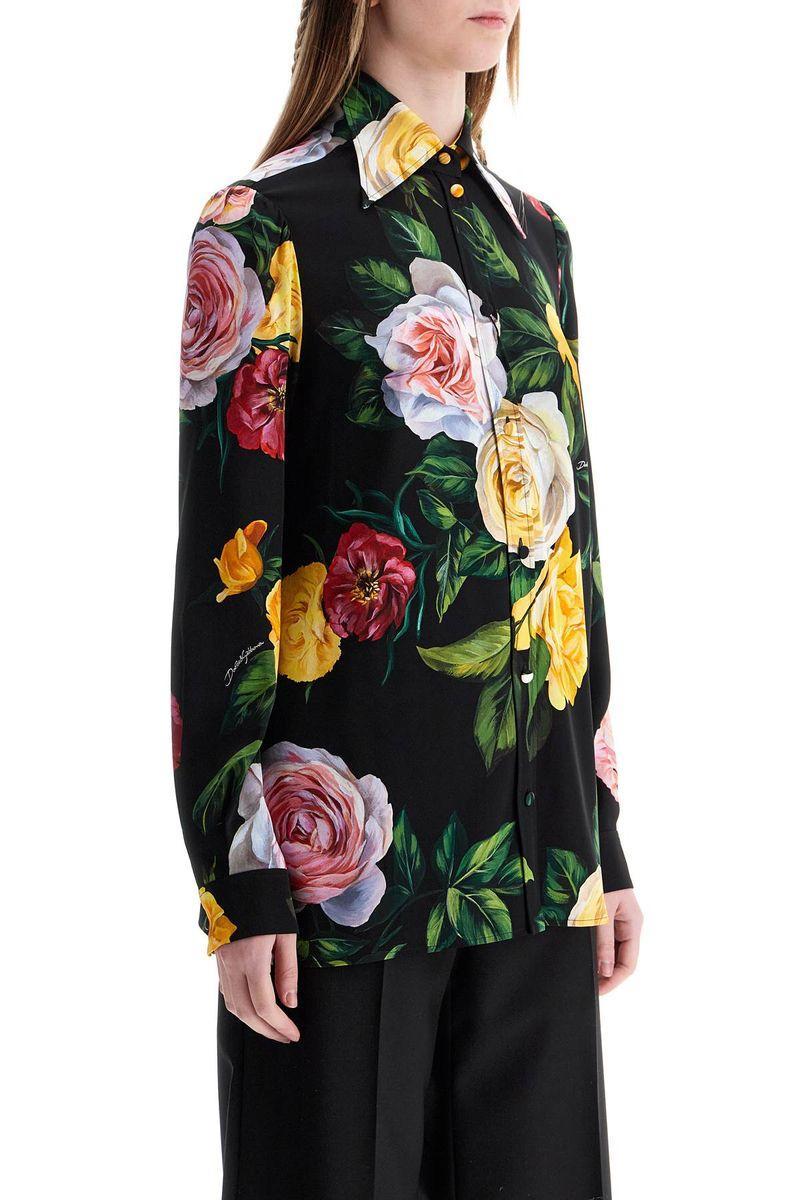 DOLCE & GABBANA Floral Shirt In Multicolor Product Image