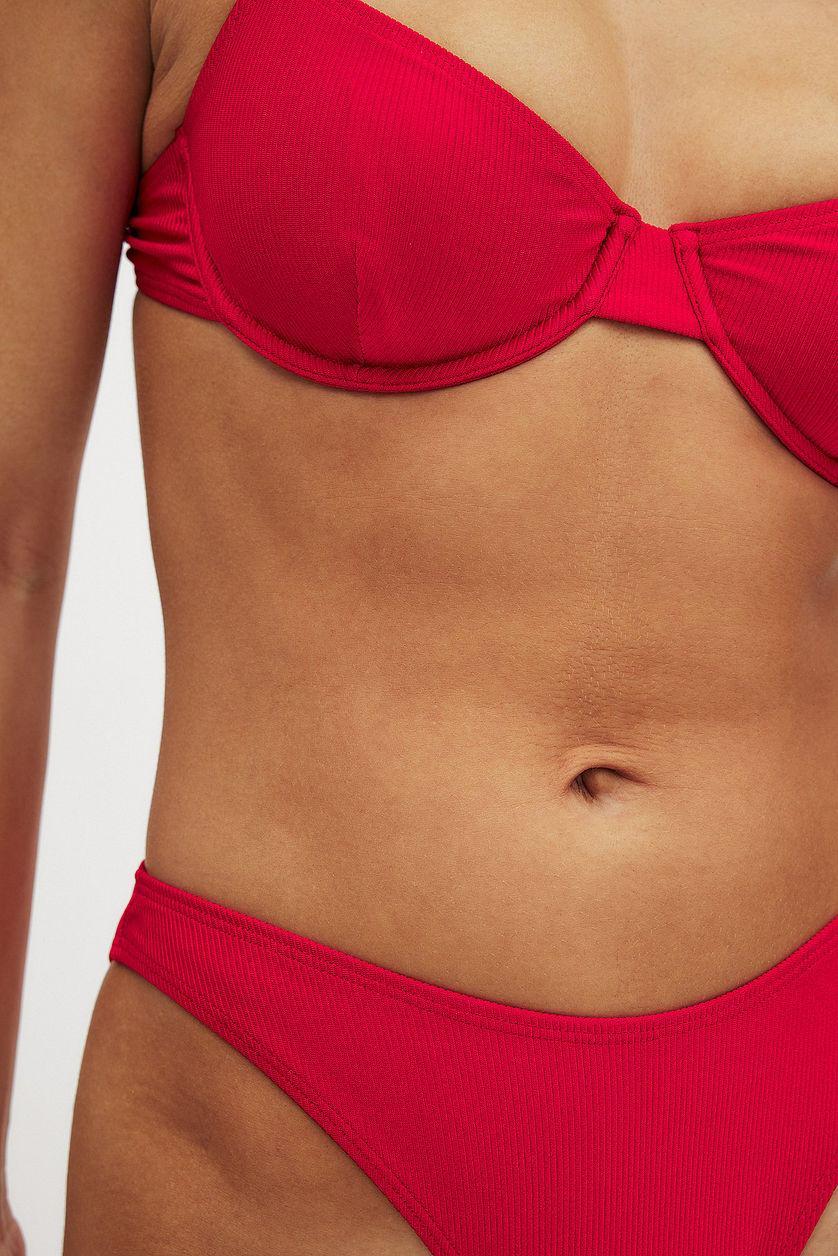 Structured High Cut Bikini Panty Product Image