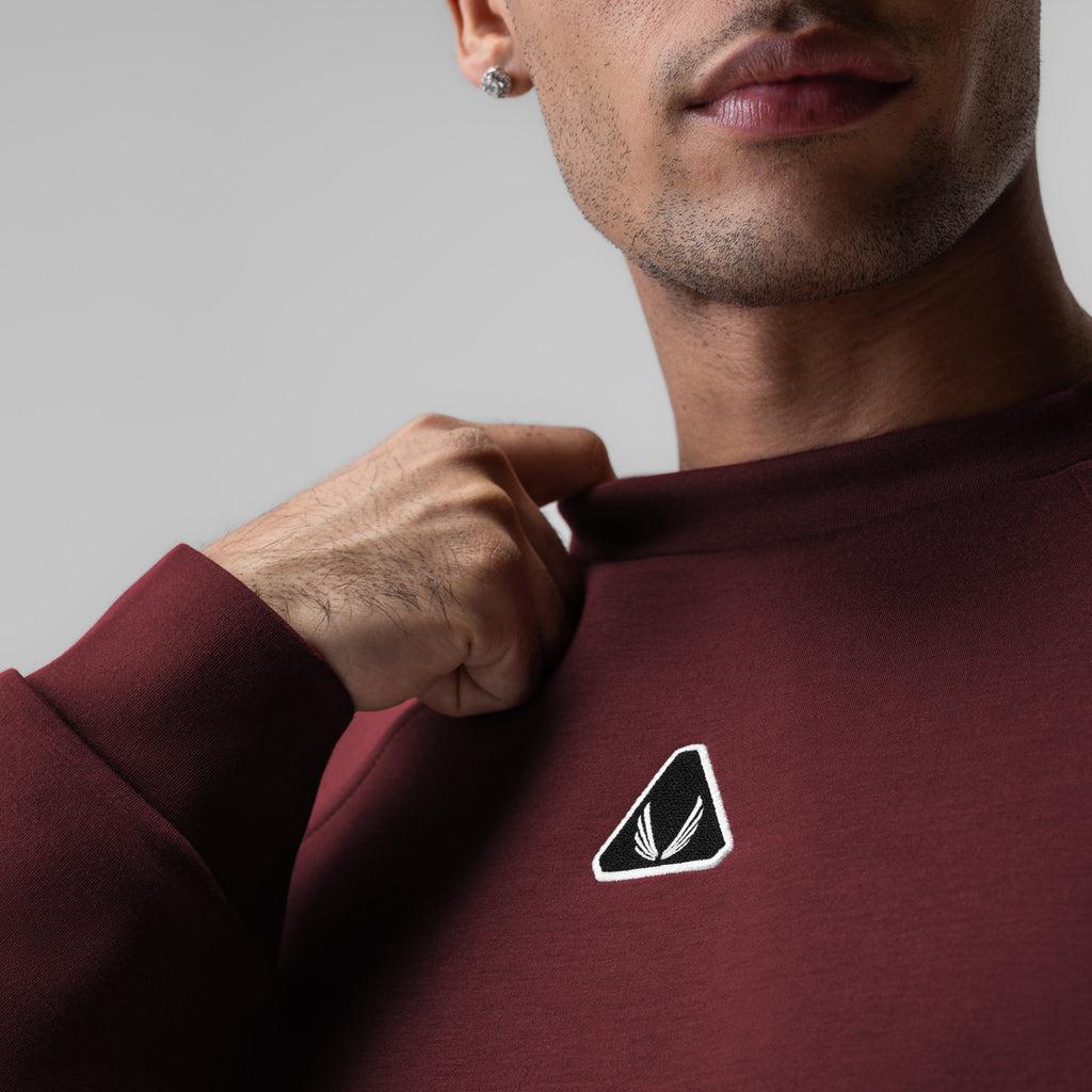 1020. Dri-Core™ Oversized Crewneck - Crimson Product Image