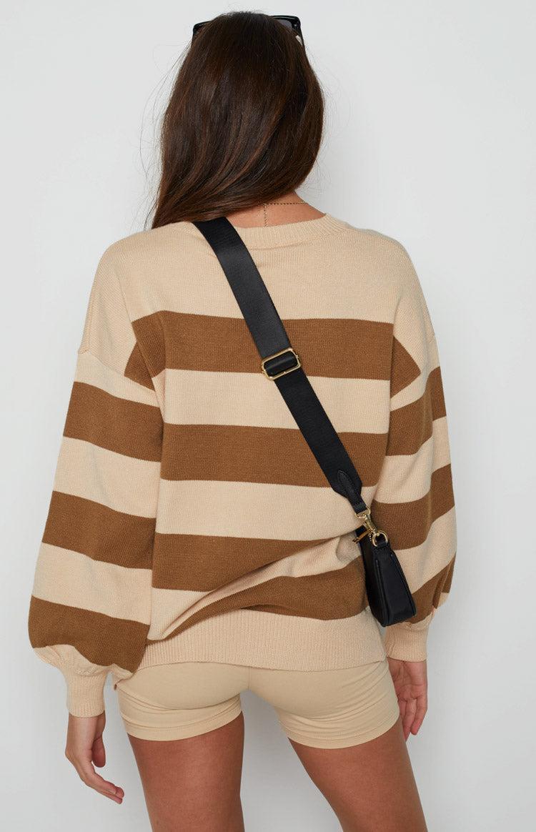 Marg Tan Stripe Jumper Product Image