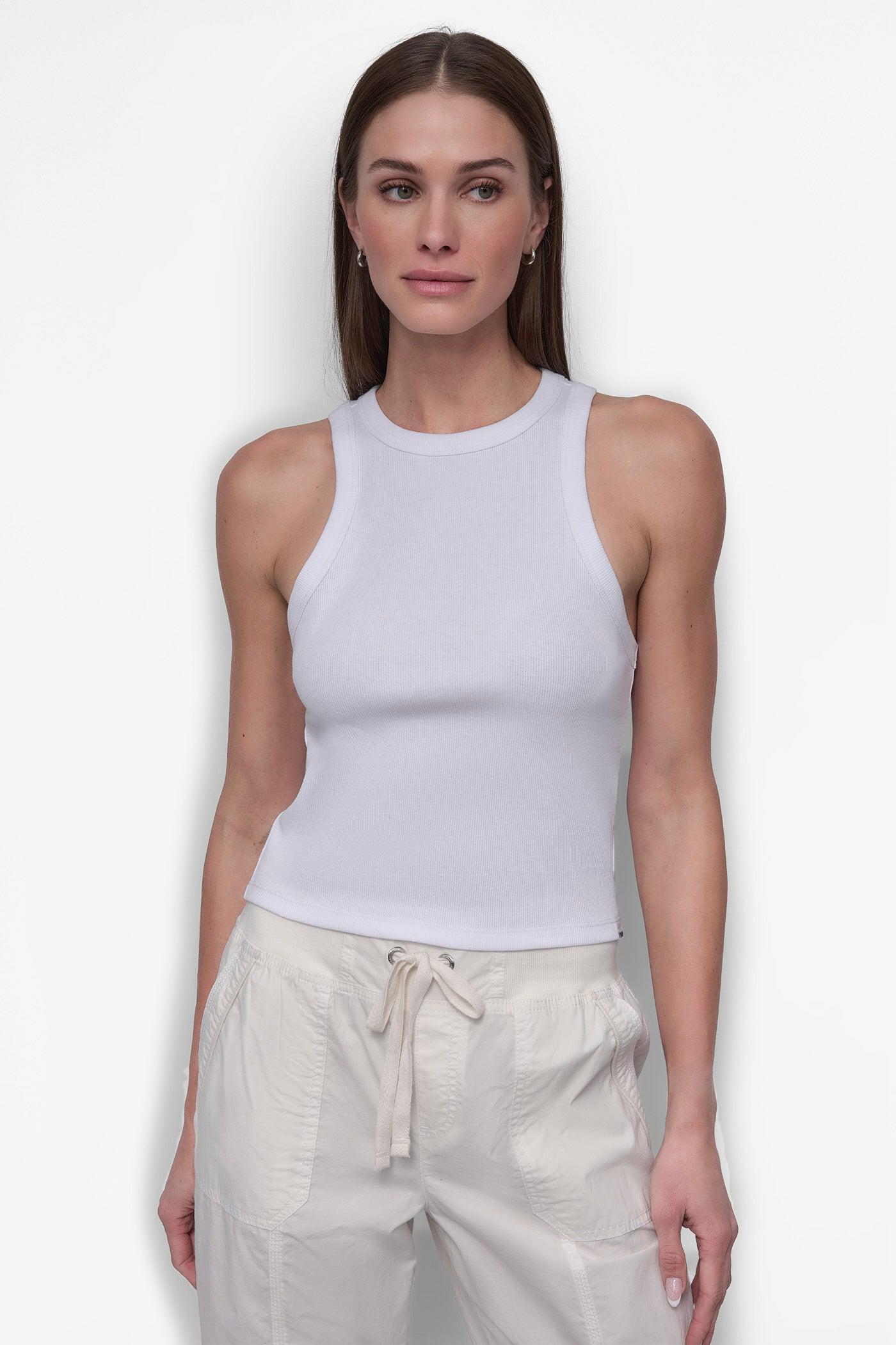 RIBBED HIGH NECK TANK Product Image