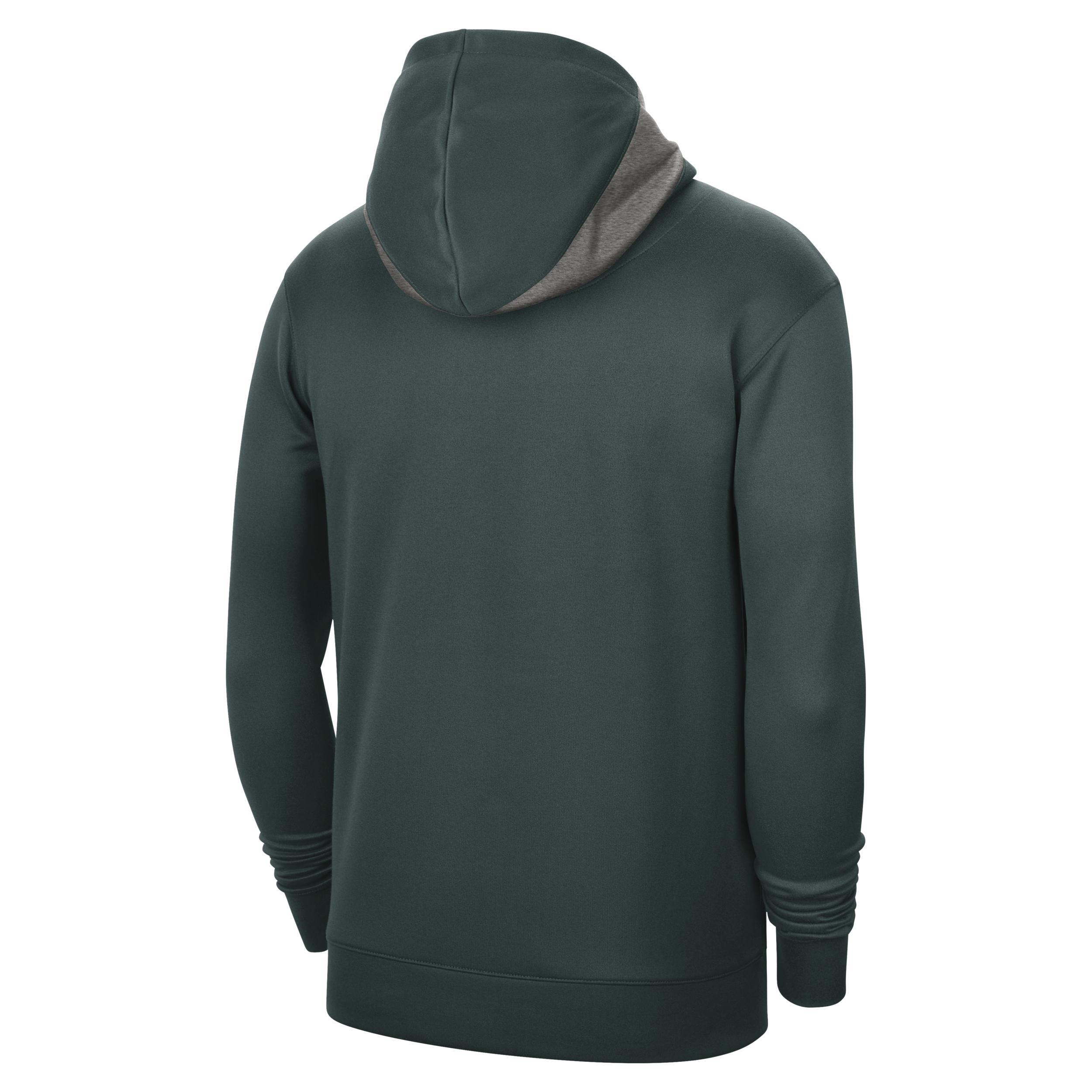 Mens Nike Heather Gray Oklahoma State Cowboys Team Basketball Spotlight Performance Pullover Hoodie Product Image