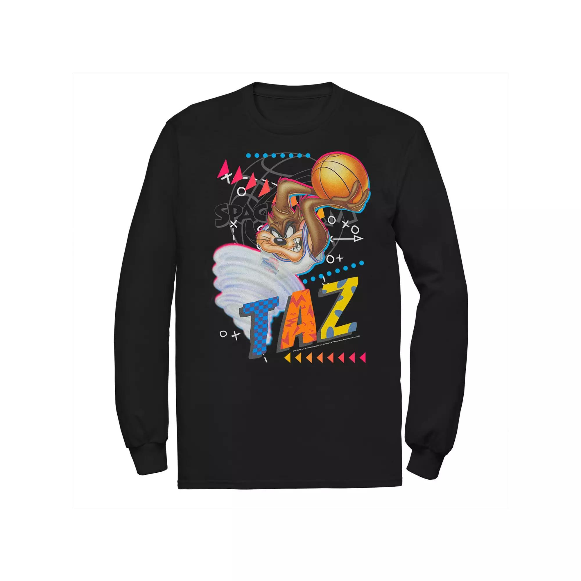 Men's Looney Tunes Space Jam Taz Basketball Portrait Tee, Size: Large, Black Product Image