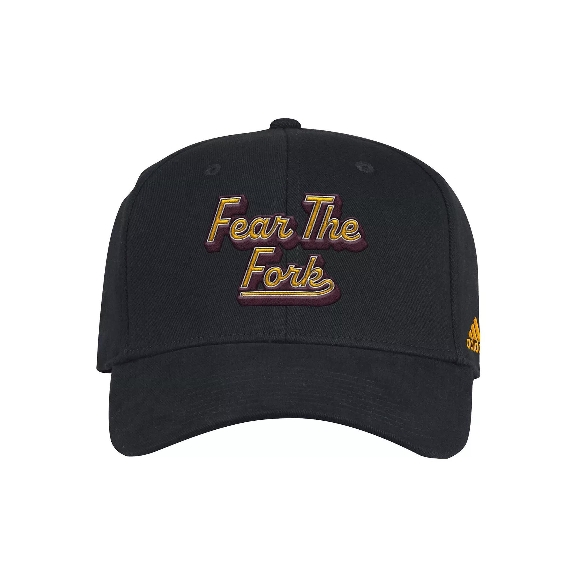 Men's adidas Black Arizona State Sun Devils Chant Flex Hat, Size: Small/Medium Product Image